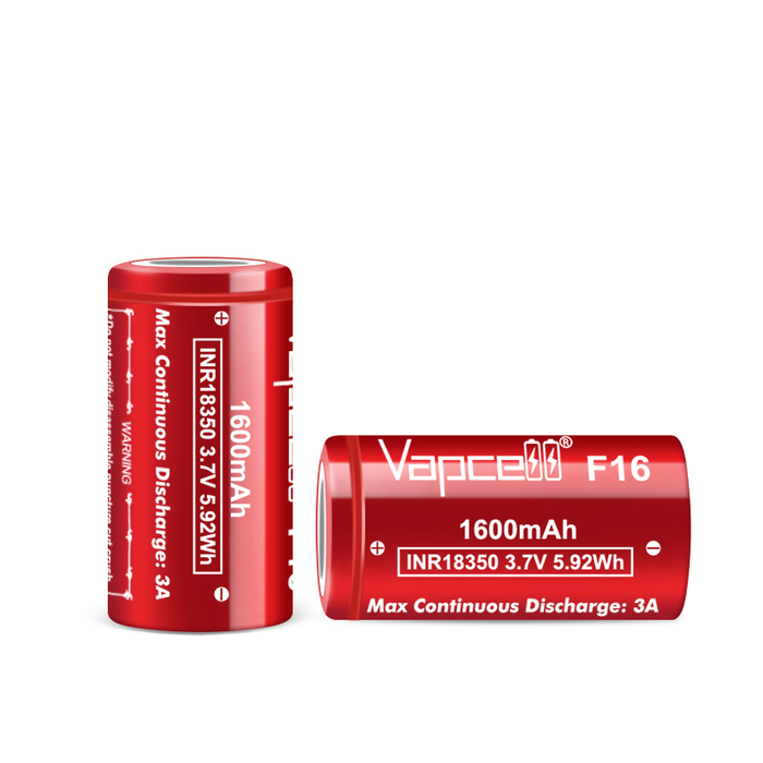 Amazon.com: IMR 18350 1400mAh 3A Flat top Rechargeable